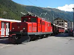 BVZ HGe 4/4 I No. 11 at Zermatt.
