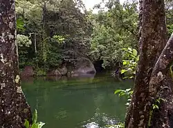 The main swimming hole