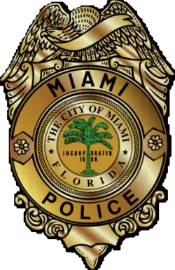 Badge of an MPD officer