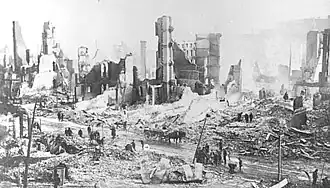 Image 5An illustration of the aftermath of the Great Baltimore Fire in February 1904 (from Great Baltimore Fire)