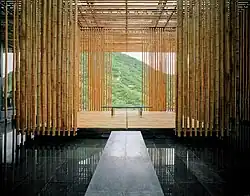 Bamboo House designed by Kengo Kuma at Commune by the Great Wall