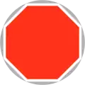 Temporary stop sign
