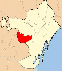 Location in Barcelona