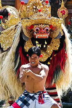 Image 89Indonesia possesses rich and colourful culture, such as Barong dance performance in Bali. (from Tourism in Indonesia)