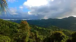 A view of Magueyes from Cuchillas in Corozal