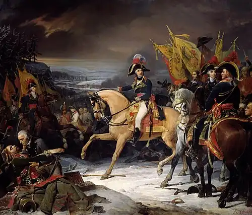 The Battle of Hohenlinden by Henri Frédéric Schopin, 1836. General Moreau at the Battle of Hohenlinden
