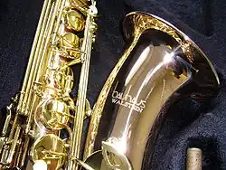 Bauhaus Walstein tenor saxophone manufactured in 2008 from phosphor bronze