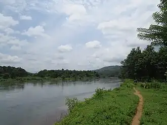 Bavali river at Palappuzha