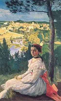 View of the Village, 1868, Musée Fabre, Montpellier