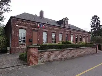 Town hall and schools