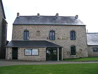 The town hall in Belgeard