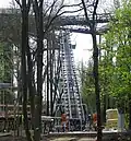 Main lift hill, during construction