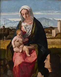 Madonna and Child with Donor