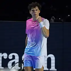 Ben Shelton in Basel 2024