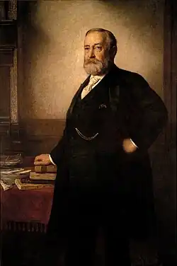 Stanford Law School founder Benjamin Harrison
