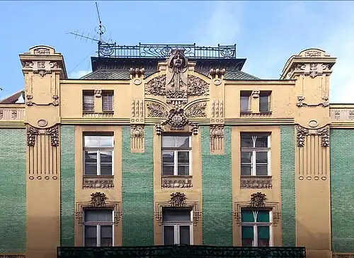 Building of Merchant Stamenković in Belgrade by Nikola Nestorović and Andra Stevanović (1907)