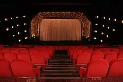 The interior of Nye's Rex Cinema, Berkhamsted