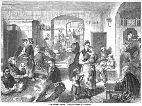 A Soup Kitchen in Berlin (1868)