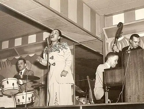 Singer Billie Holiday