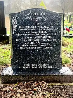 Billy Meredith grave