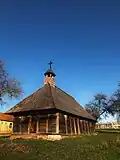 The wooden church in Dragomirești