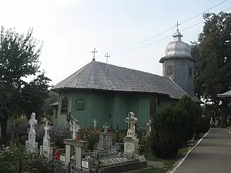 Wooden church of the Archangels in Bogdănești