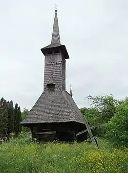 Archangels' wooden church in Vima Mică [ro]