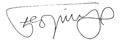 Georgije Đokić's signature
