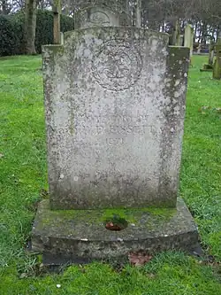 Grave of Major William Davidson Bissett