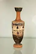 Black-figure lekythos, 6th century BC