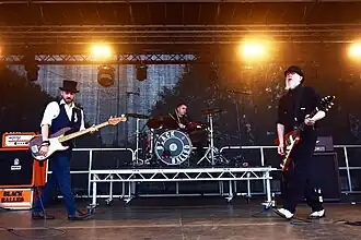 Blackballed playing at Burg Herzberg Festival in 2024.