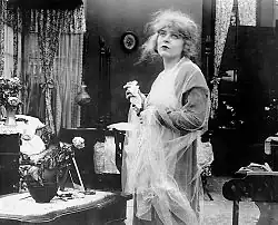 Black and white still photograph from 1914 silent film