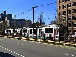 Type 7 (rear) operating with a Type 8 LRV