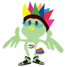 Blazie, the mascot of the 82nd season.