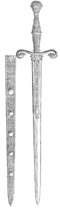 Blessed sword of Francesco Foscari
