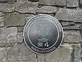 Plaque unveiled by David Norris in 2018, with a quote from James Joyce's Ulysses that mentions the Basin