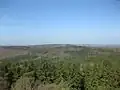 View from the viewing tower of the Hausberg of the Gaulskopf. Espa is in the foreground