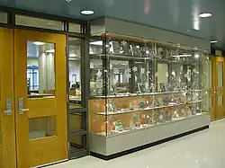 The entrance to the library (2006)