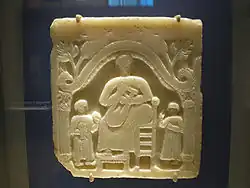 Image 1A funerary stela featuring a musical scene, 1st century AD (from History of Yemen)