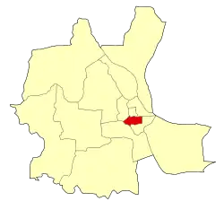 Location of Boeng Keng Kang within Phnom Penh