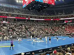 Men's team (in black) in the final of the 2024–25 season