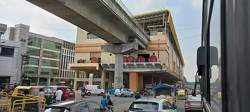This metro station U/C as of September 2023