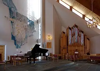 Altar and organ