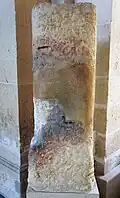 Milestone of Maximilius found at Trois-Pillers,