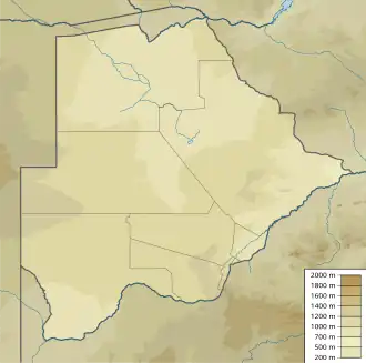 List of fossiliferous stratigraphic units in Botswana is located in Botswana
