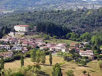 A general view of Boucieu-le-Roi