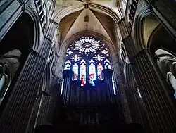 Rose window on the west front