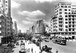 The boulevard in the late 1930s