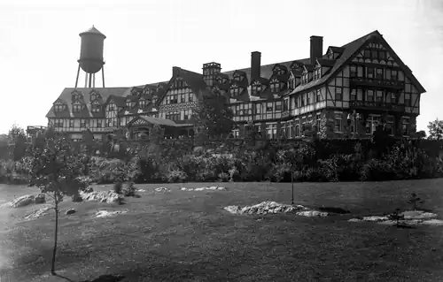 A large Tudor Revival resort