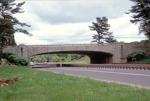 Image 16Some bridges on the Merritt Parkway were constructed by workers paid by the US Works Progress Administration (from History of Connecticut)